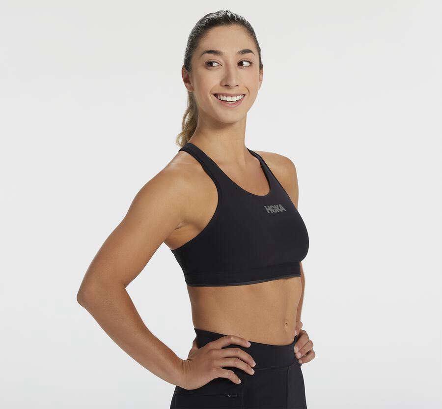 Hoka One One Bra Womens Black - Performance Sports - 03954TDSX